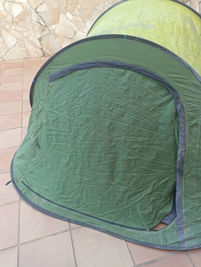 Pack camping (tienda+sacos+colchón)