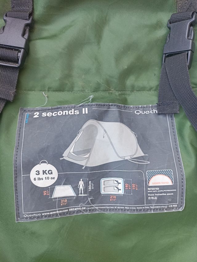 Pack camping (tienda+sacos+colchón)