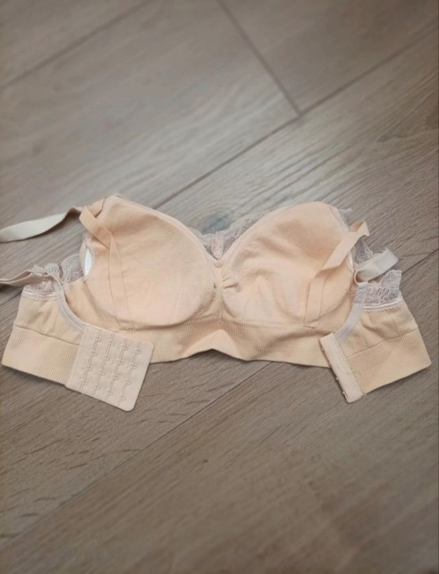 Sujetador lactancia sin aros nude 95 copa B