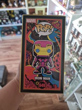 Iron Man Funko Pop 649 Black Light