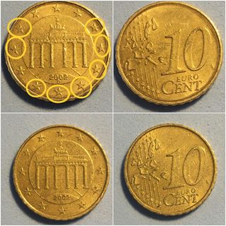 10 CENTIMOS ALEMANIA 2002 CECA " D "