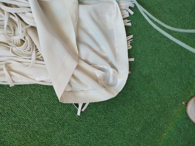 Faldita Zara Basic flecos