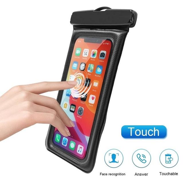 Funda de teléfono impermeable universal IP68 NEGRO