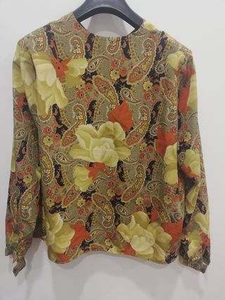 Blusa vintage hecha a mano