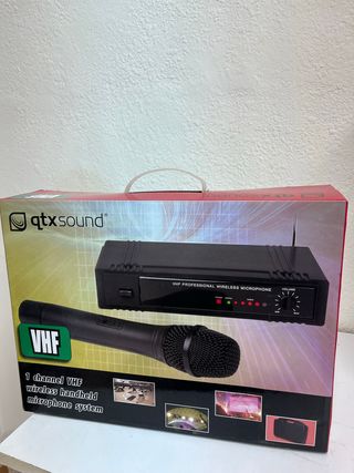 SISTEMA DE MICRÓFONO DE MANO INALÁMBRICO VHF.