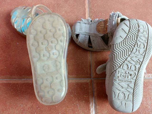 Lote sandalias bebé