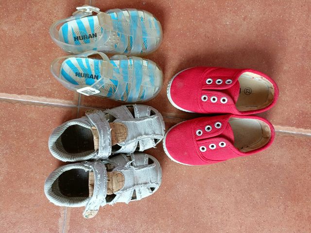Lote sandalias bebé