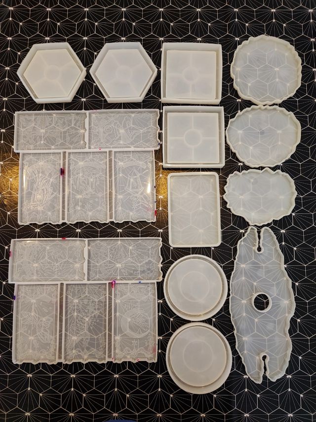 Moldes silicona para Resina