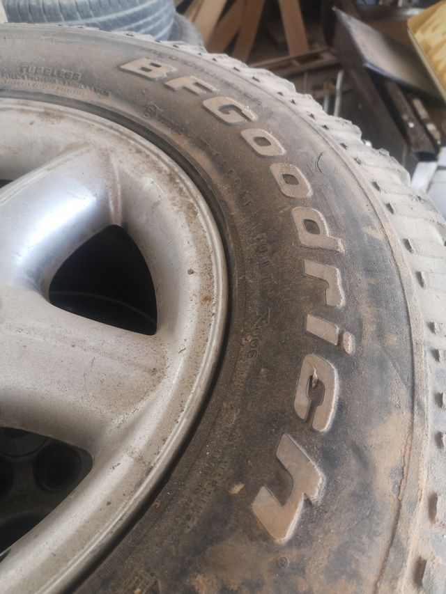 Llantas de aluminio. Precio de las 4 unidadesa