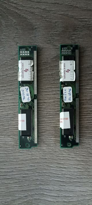 Memorias EDO RAM 2x8Mb