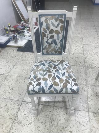 sillas vintage pintadas