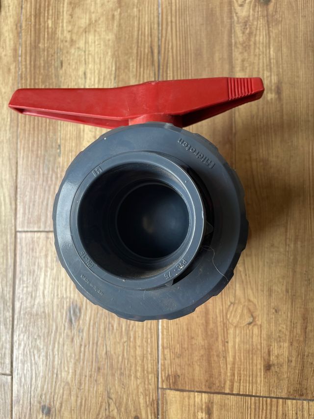 valvula pvc 75 mm Hidroten