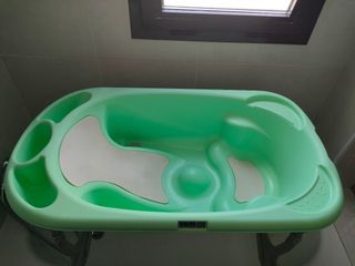 Bañera bebé + soporte para bañera