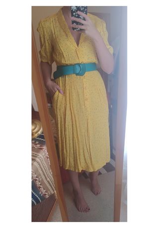 Vestido bordados Mango