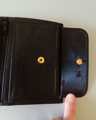 Portafoglio uomo 17 scomparti vera pelle nero IT