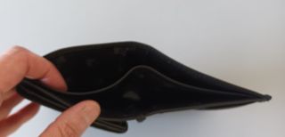 Portafoglio uomo 17 scomparti vera pelle nero IT