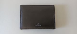 Portafoglio uomo 17 scomparti vera pelle nero IT