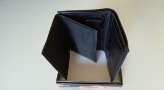 Portafoglio uomo 17 scomparti vera pelle nero IT