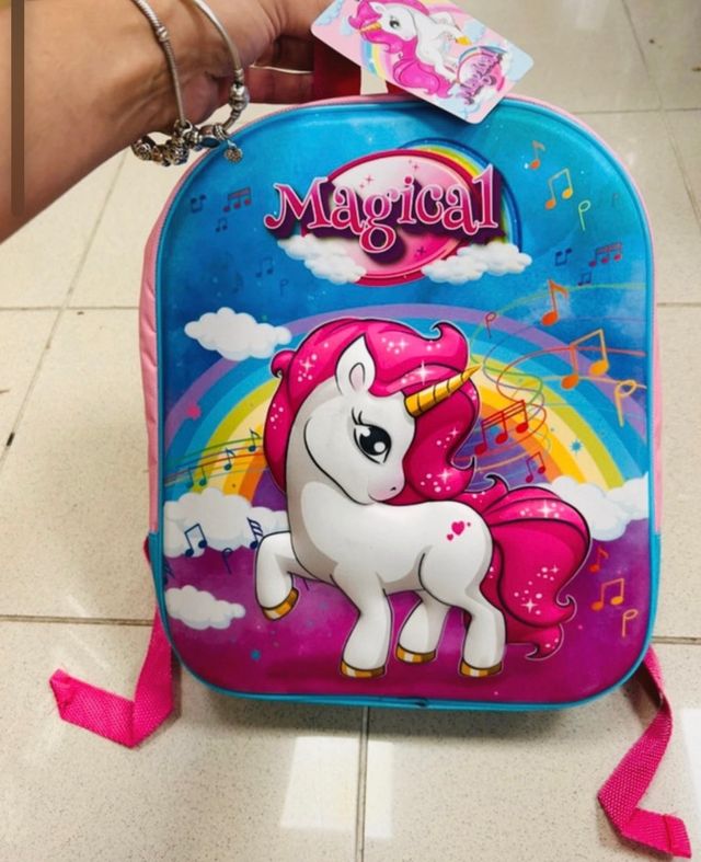 Zainetto in 3 D piccolo Unicorno