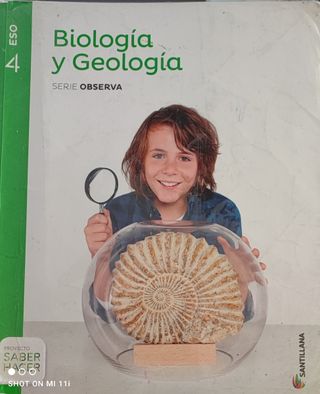 Libro de texto Biología y Geología 4° de la ESO