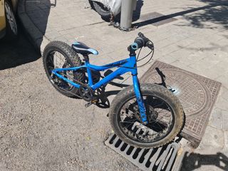 Bicicleta unises con ruedas gordas