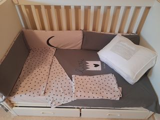 Conjunto de nordico +relleno, sábanas y chichonera