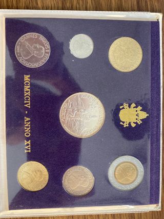 Set monedas vaticano Juan Pablo II
