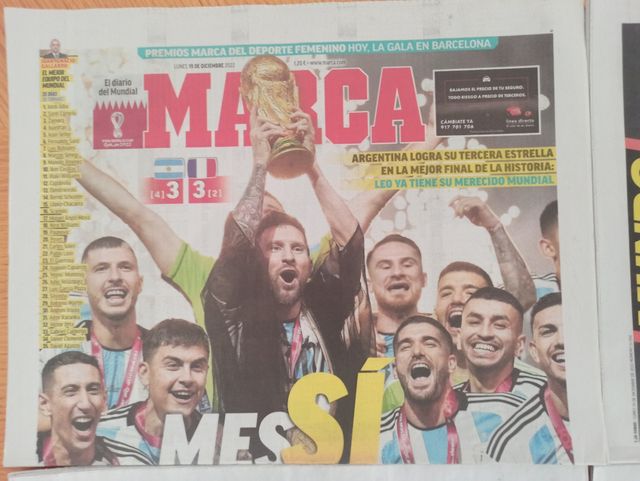 DIARIOS MESSI CAMPEÓN DEL MUNDO