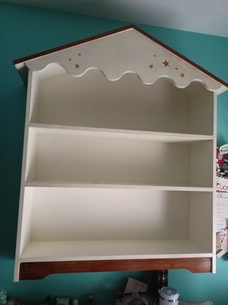 ESCRITORIO, ESTANTERÍA Y CABECERO