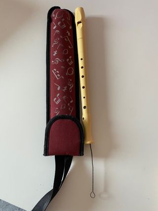 flauta con funda