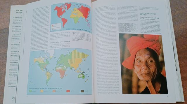 Enciclopedia Las razas humanas