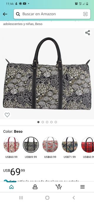 Maleta de diseño estilo Klimt