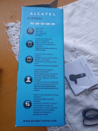 Teléfono inalámbrico Alcatel C250