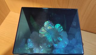 Lampada decorativa con fiori luminosi