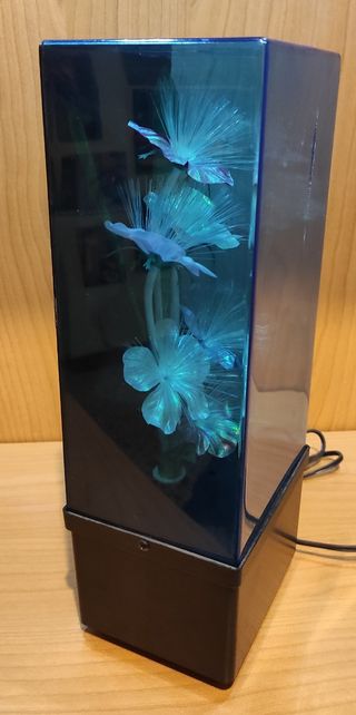 Lampada decorativa con fiori luminosi