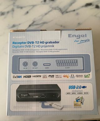 RECEPTOR TV DVB-T2 HD GRABADOR