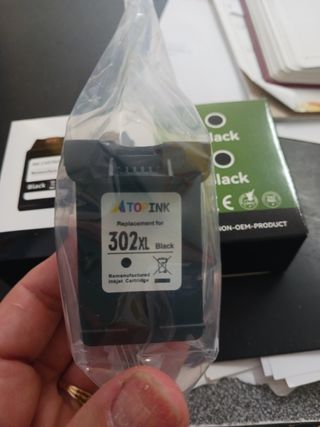 Tinta para impresora color negro