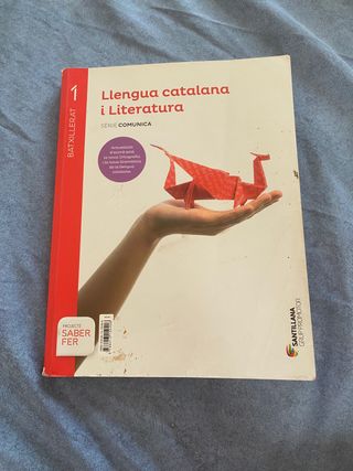 Libro 1 bachillerato Lengua Catalana y Literatura