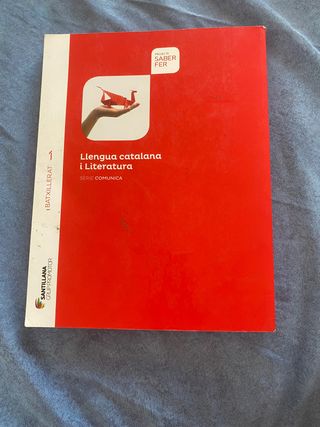 Libro 1 bachillerato Lengua Catalana y Literatura