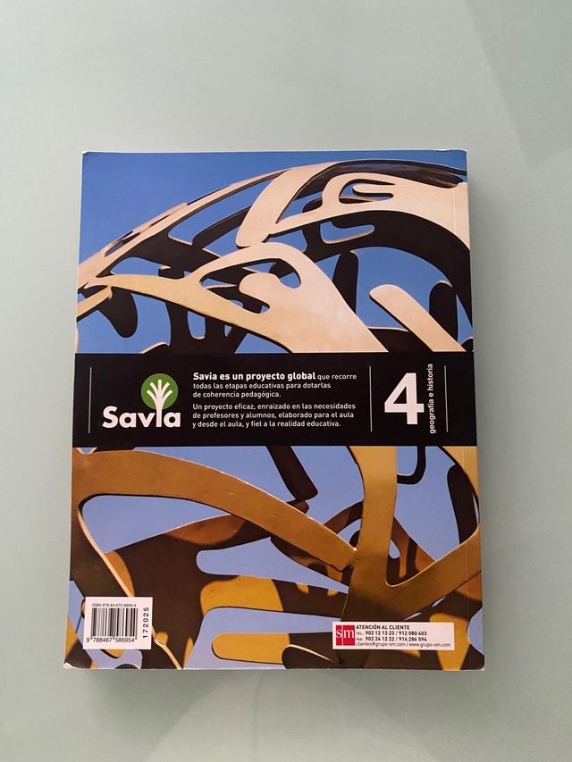 libro texto geografía e historia 4 ESO