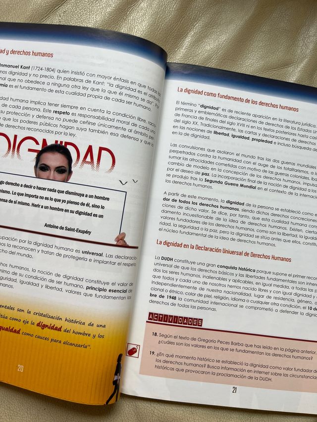 Libro Valores Éticos 4 ESO