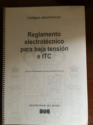 Reglamento electrotécnico para baja tensión e ITC