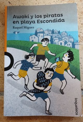 Libro Awoki y los piratas en la playa escondida .