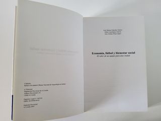 Economía fútbol y bienestar social