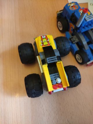 Camión y coche lego
