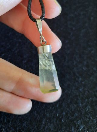 Colgante de Cuarzo Citrino y Plata de Ley.