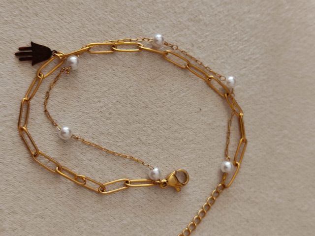 Pulsera chapada en oro