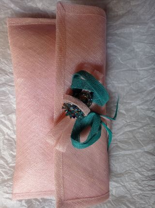 Tocado + cartera boda