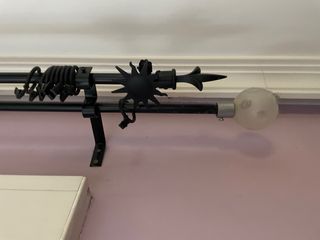 barra doble extensible de 4 m para cortinas