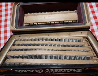 Acordeón italiano de lujo 120 bajos